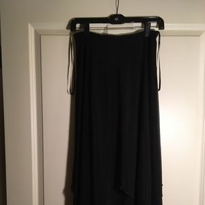Tadashi Shoji black chiffon vintage skirt